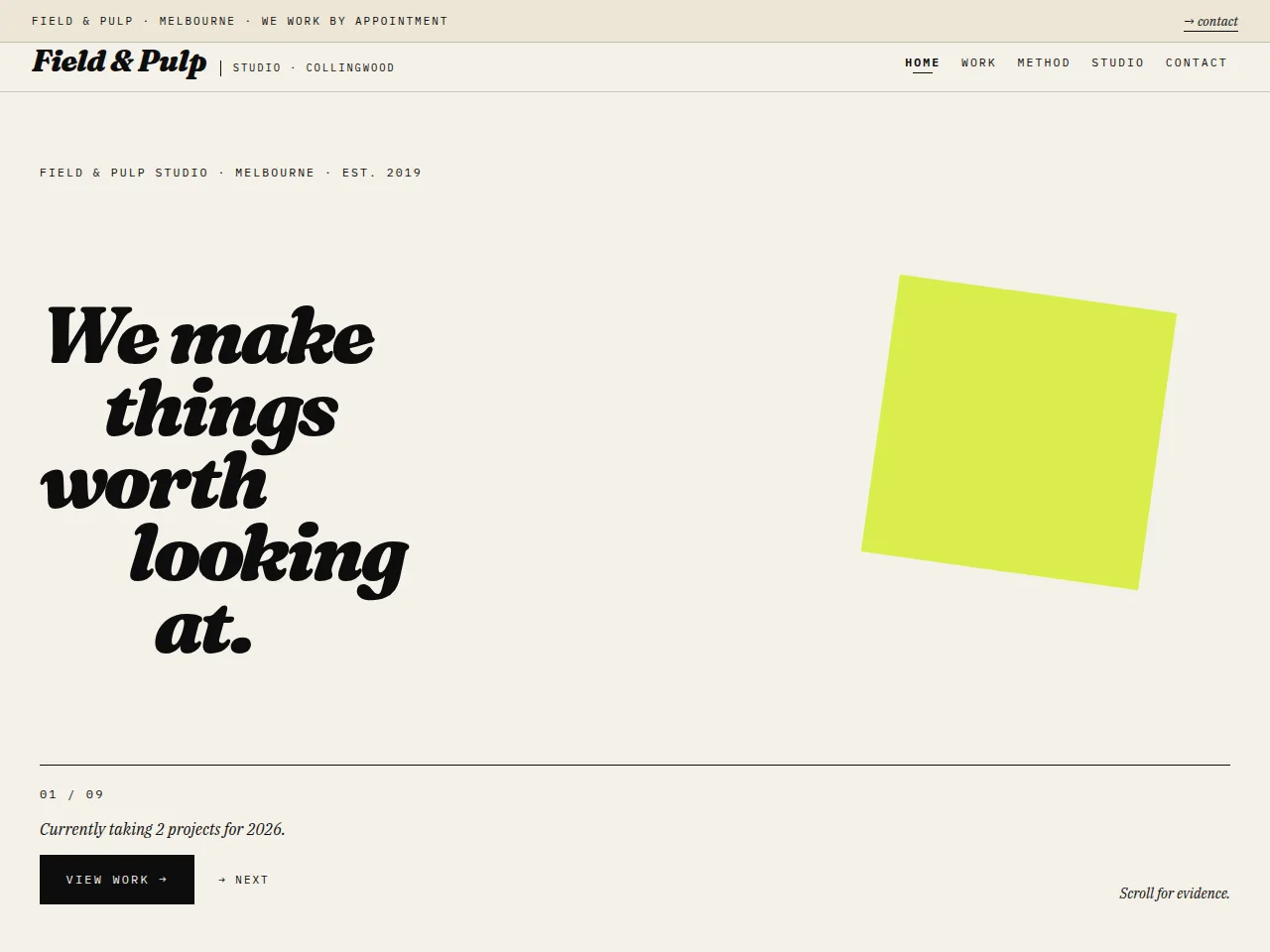 Field & Pulp Studio