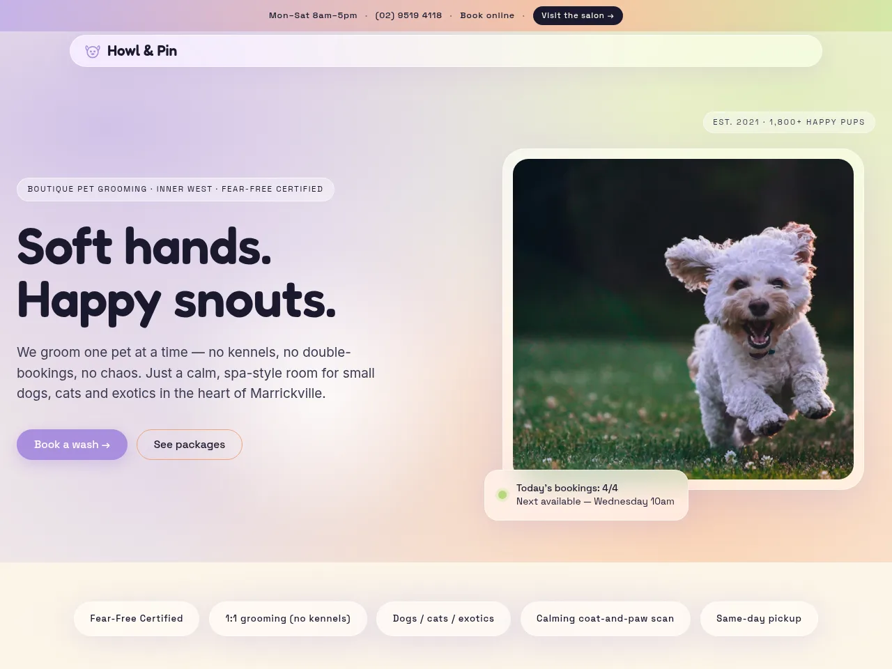 Howl & Pin Pet Grooming